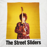RUDE GALLERY THE STREET SLIDERS ザ・ストリート・スライダーズ 蘭丸T photo by おおくぼひさこ フォトプリント サイズL 半袖Ｔシャツ カットソー ホワイト メンズ ルードギャラリー【中古】6-0512S♪
