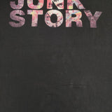 hide 50th anniversary FILM JUNK STORY サイズM 映画 半袖Ｔシャツ カットソー ブラック レディース【中古】6-0522S♪
