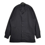 un/unbient THEIR SHIRT ゼアーシャツ UNSH35 ウールポリエステル 長袖シャツ 24SS ブラック メンズ アン【中古】6-0711M∞