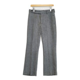 An ending Flare Slacks DORCHESTER フレアスラックス ヘリンボーン イージー パンツ 24SS グレー メンズ【中古】6-0925T♪
