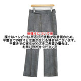 An ending Flare Slacks DORCHESTER フレアスラックス ヘリンボーン イージー パンツ 24SS グレー メンズ【中古】6-0925T♪