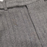 An ending Flare Slacks DORCHESTER フレアスラックス ヘリンボーン イージー パンツ 24SS グレー メンズ【中古】6-0925T♪