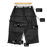 whiz FNS PANTS 定価28600円 サイズM WL-P-231 8分丈 クロップドパンツ 25SS ブラック メンズ ウィズ【中古】6-0428M♪