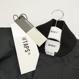 WTAPS WFS JACKET NYLON TAFFETA PERTEX 定価59400円 サイズ1 ナイロンジャケット ブルゾン 25AW ブラック メンズ ダブルタップス【中古】6-0428M♪