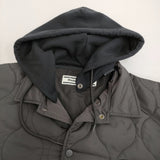 ONITSUKA TIGER QUILTED JACKET 定価33000円 2183B416 サイズXS キルティングジャケット ブラック ユニセックス オニツカタイガー【中古】6-0505T♪