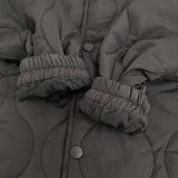 ONITSUKA TIGER QUILTED JACKET 定価33000円 2183B416 サイズXS キルティングジャケット ブラック ユニセックス オニツカタイガー【中古】6-0505T♪