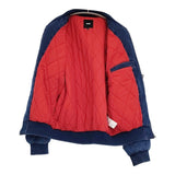 VANS Denim MA-1 Jacket サイズM 定価15400円 中綿 裏地キルティング ブルゾン ミリタリージャケット インディゴ ブルー メンズ バンズ【中古】6-0925T♪
