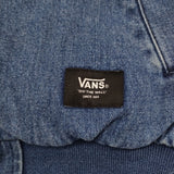 VANS Denim MA-1 Jacket サイズM 定価15400円 中綿 裏地キルティング ブルゾン ミリタリージャケット インディゴ ブルー メンズ バンズ【中古】6-0925T♪