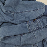VANS Denim MA-1 Jacket サイズM 定価15400円 中綿 裏地キルティング ブルゾン ミリタリージャケット インディゴ ブルー メンズ バンズ【中古】6-0925T♪