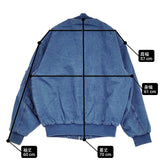 VANS Denim MA-1 Jacket サイズM 定価15400円 中綿 裏地キルティング ブルゾン ミリタリージャケット インディゴ ブルー メンズ バンズ【中古】6-0925T♪