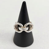 WAKAN SILVER SMITH ワカンシルバースミス 26SS Horse bit ring 定価23200円 Silver925 12号 R-086 リング・指輪 シルバー メンズ【中古】6-0604G◎