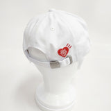 HUMAN MADE Girls Don't Cry ガールズドントクライ 6PANEL CAP 帽子 キャップ ホワイト メンズ ヒューマンメイド【中古】6-0604G◎