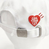 HUMAN MADE Girls Don't Cry ガールズドントクライ 6PANEL CAP 帽子 キャップ ホワイト メンズ ヒューマンメイド【中古】6-0604G◎