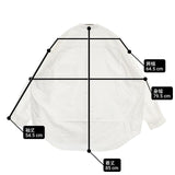 Graphpaper Oxford Oversized Band Collar Shirt オックスフォードオーバーサイズドバンドカラーシャツ 長袖シャツ ホワイト メンズ グラフペーパー【中古】6-0711M∞