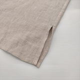 marka BASE BALL SHIRT - 60/- ORGANIC LINEN サイズ2 M23B-10SH01B リネン 七分袖 シャツ ベージュ メンズ マーカ【中古】6-0512M♪