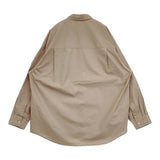 Graphpaper ALUMO for Graphpaper L/S Oversized Regular Collar Shirt 定価41800円 長袖シャツ 26SS ベージュ メンズ グラフペーパー【中古】6-0501M♪