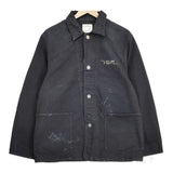 VISVIM COVERALL DMGD G.CORDS バック刺繍 サイズ2 定価330000円 カバーオール 25AW ブラック メンズ ビズビム/ヴィズヴィム【中古】6-0509M♪