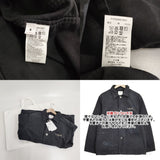 VISVIM COVERALL DMGD G.CORDS バック刺繍 サイズ2 定価330000円 カバーオール 25AW ブラック メンズ ビズビム/ヴィズヴィム【中古】6-0509M♪