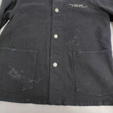 VISVIM COVERALL DMGD G.CORDS バック刺繍 サイズ2 定価330000円 カバーオール 25AW ブラック メンズ ビズビム/ヴィズヴィム【中古】6-0509M♪