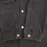 VISVIM COVERALL DMGD G.CORDS バック刺繍 サイズ2 定価330000円 カバーオール 25AW ブラック メンズ ビズビム/ヴィズヴィム【中古】6-0509M♪
