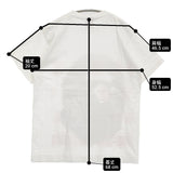 BAPE/A BATHING APE 青山限定 手刷り シリアルナンバー0020 サイズL 半袖Ｔシャツ カットソー ホワイト メンズ アベイシングエイプ【中古】6-0509S♪