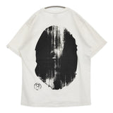 BAPE/A BATHING APE カニエウエストモデル NW20周年記念 big head Tシャツ XL 半袖Ｔシャツ カットソー ホワイト メンズ アベイシングエイプ【中古】6-0509S♪