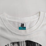 BAPE/A BATHING APE カニエウエストモデル NW20周年記念 big head Tシャツ XL 半袖Ｔシャツ カットソー ホワイト メンズ アベイシングエイプ【中古】6-0509S♪