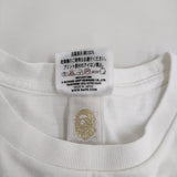 BAPE/A BATHING APE カニエウエストモデル NW20周年記念 big head Tシャツ XL 半袖Ｔシャツ カットソー ホワイト メンズ アベイシングエイプ【中古】6-0509S♪