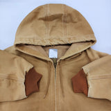 Carhartt Active Jacket アクティブジャケット ダックパーカー 古着 ヴィンテージ 90s ブルゾン ブラウン メンズ カーハート【中古】6-0925T♪