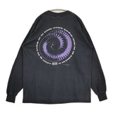 Nine Inch Nails ナイン・インチ・ネイルズ 90年代 NIN The Downward Spiral バンドTシャツ ALL SPORT XL 長袖Ｔシャツ カットソー ロンＴ ブラック メンズ【中古】6-0509M♪