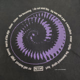 Nine Inch Nails ナイン・インチ・ネイルズ 90年代 NIN The Downward Spiral バンドTシャツ ALL SPORT XL 長袖Ｔシャツ カットソー ロンＴ ブラック メンズ【中古】6-0509M♪