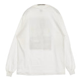 Salvador Dali サルバドールダリ デッドストック 未使用 Vintage 90s The Ship ミュージアムTシャツ サイズL 長袖Ｔシャツ カットソー ロンＴ ホワイト メンズ【中古】6-0509M♪