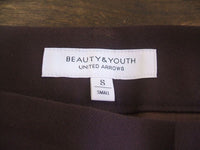 BEAUTY & YOUTH UNITED ARROWS センタープレスパンツ サイズS ブラウン レディース ビューティアンドユースユナイテッドアローズ【中古】0-0224T△