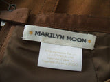 MARILYN MOON スウェードタイトスカート ブラウン レディース マリリンムーン【中古】0-0324T▲