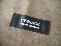 JOURNAL STANDARD L'essage フェイクスウェードスカート サイズ36 ブラウン レディース ジャーナルスタンダードレサージュ【中古】0-0326T▲