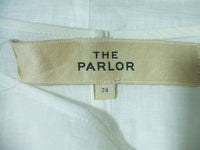 THE PARLOR リネンワンピース サイズ38  ホワイト レディース ザパーラー【中古】0-0520S▲