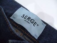 SERGE de bleu 18A-NAV-04P/STAPLE デニムパンツ サイズ25 ブルー レディース サージ【中古】0-0509G♪