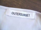 OUTERSUNSET リラックスワンピース サイズS インナー付き 2020ss 赤茶色 レディース アウターサンセット【中古】0-0827S△