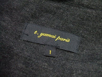 t.yamai paris ウールカットソー/サイズ1 カットソー チャコールグレー レディース ティ ヤマイ パリ【中古】1-0210M▲