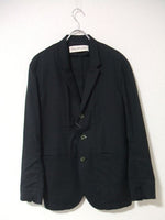 POLYPLOID STAND COLLAR SUIT JACKET C スタンドカラージャケット サイズ2 ブラック レディース ポリプロイド【中古】1-0407M▲