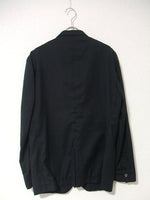 POLYPLOID STAND COLLAR SUIT JACKET C スタンドカラージャケット サイズ2 ブラック レディース ポリプロイド【中古】1-0407M▲