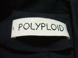 POLYPLOID STAND COLLAR SUIT JACKET C スタンドカラージャケット サイズ2 ブラック レディース ポリプロイド【中古】1-0407M▲