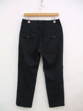 POLYPLOID タックパンツ 04-C-04 TUCK SUIT PANTS C サイズ1 ブラック メンズ ポリプロイド【中古】1-0411M♪