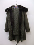 WOOLRICH  モッズコート ライナー付き カーキ サイズXS ウールリッチ【中古】1-0928A♪