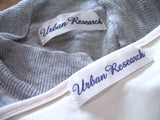 URBAN RESEARCH/ニットベスト/キャミソールセット/F/グレー×シロ/アーバンリサーチ【レディース】【中古】1-0620S△