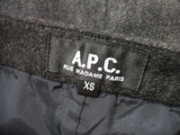 A.P.C. ツイード ショートパンツ グレー レディース アーペーセー【中古】1-0929T▲