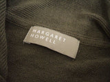 MARGARET HOWELL FINE LINEN COTTON ニット 21SS カーキ レディース  マーガレットハウエル【中古】2-0313M♪