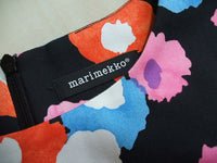 marimekko フリージア FREESIA FIONA 半袖 サイズ38 ワンピース ブラック 多色 レディース マリメッコ【中古】2-0616S△