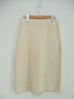 green label relaxing ウール混 スカート ホワイト レディース グリーンレーベルリラクシング【中古】1-1125T▲