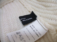 green label relaxing ウール混 スカート ホワイト レディース グリーンレーベルリラクシング【中古】1-1125T▲